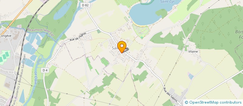 localisation de l'entreprise ENTREPRISE GEN DU BATIMENT KALARUSEN  JAUNAY-MARIGNY