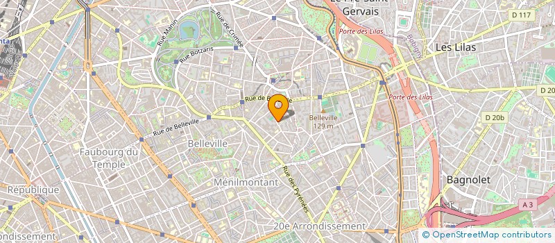 localisation de l'entreprise ENTREPRISE GEN ENTRETIEN REHA  PARIS