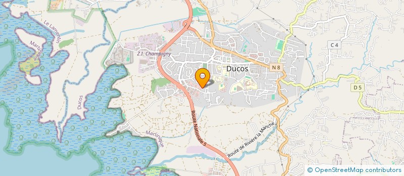 localisation de l'entreprise ENTREPRISE GENERAL DU BATIMENT  DUCOS