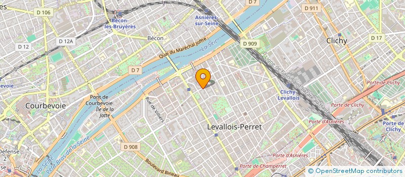localisation de l'entreprise ENTREPRISE GENERALE à LEVALLOIS-PERRET