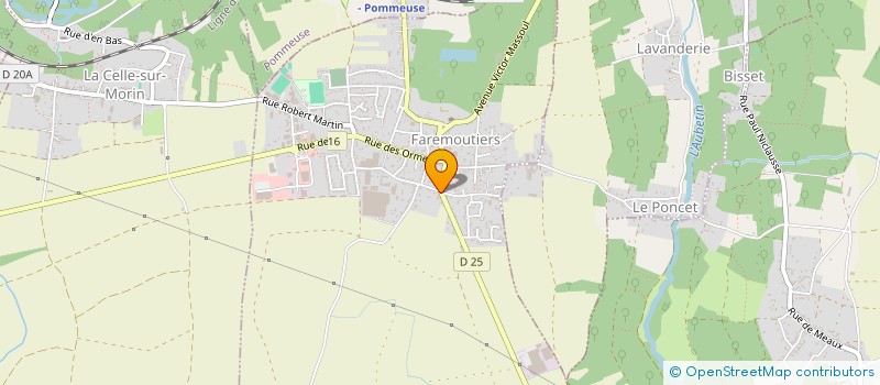 localisation de l'entreprise ENTREPRISE GENERALE AGENCEMENT MENUISERIE DECORATION  FAREMOUTIERS