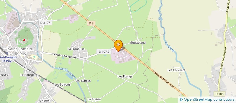 localisation de l'entreprise ENTREPRISE GENERALE BACCONIN ET CIE à SAINT-ROMAIN-LE-PUY