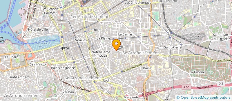 localisation de l'entreprise ENTREPRISE GENERALE BATIMENT à MARSEILLE