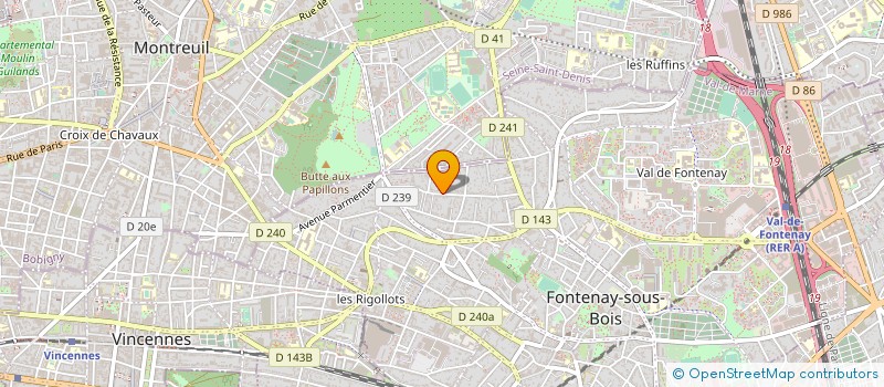 localisation de l'entreprise ENTREPRISE GENERALE BATIMENT AMENAGEMENT à FONTENAY-SOUS-BOIS