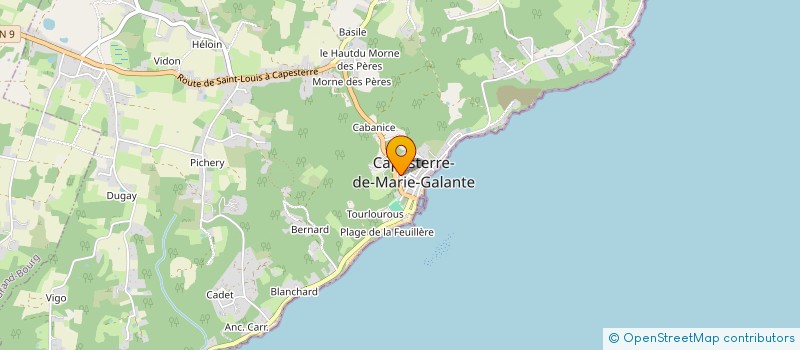 localisation de l'entreprise ENTREPRISE GENERALE BATIMENT M-GALANTAIS à CAPESTERRE-DE-MARIE-GALANTE