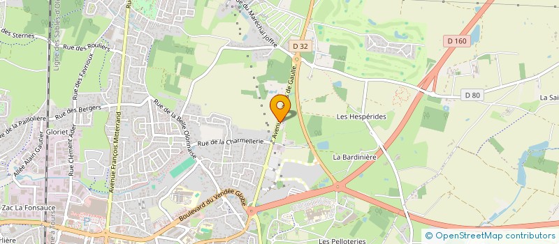 localisation de l'entreprise ENTREPRISE GENERALE BATIMENT MILCENDEAU à LES SABLES D'OLONNE