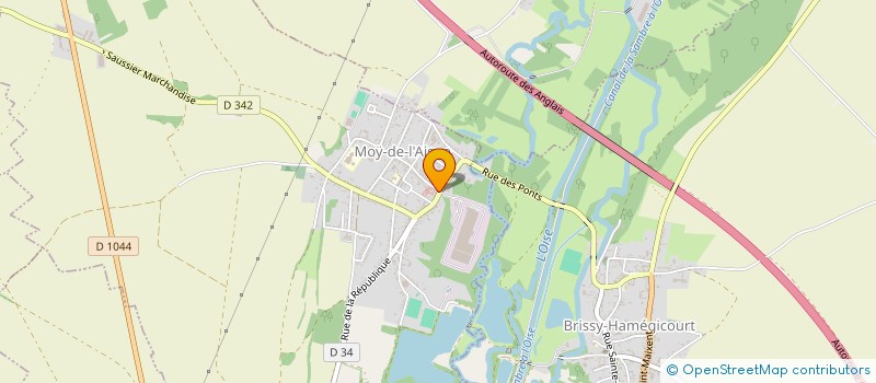 localisation de l'entreprise ENTREPRISE GENERALE BEAUTOUR à MOY-DE-L'AISNE