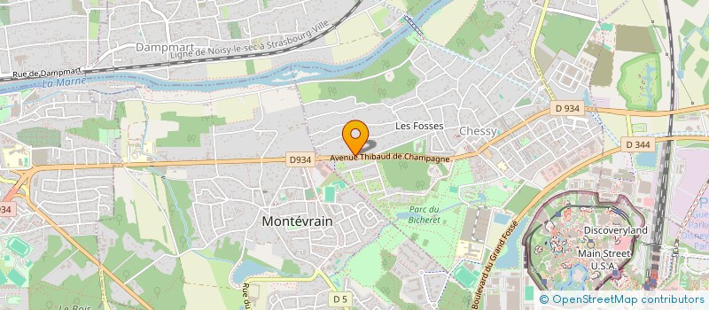 localisation de l'entreprise ENTREPRISE GENERALE BROGGIO  CHESSY