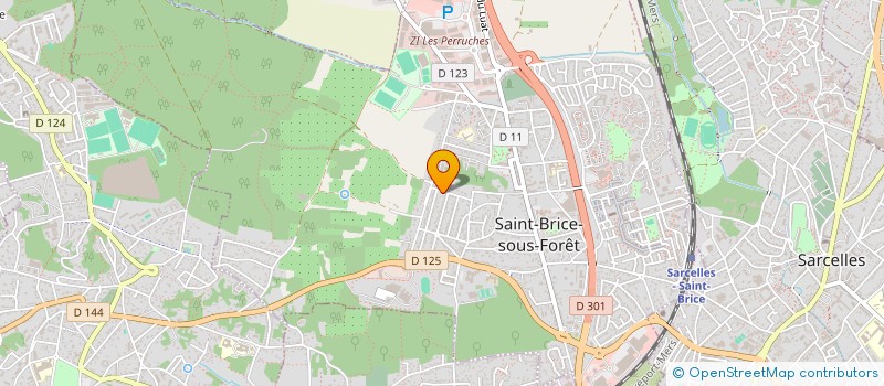 localisation de l'entreprise ENTREPRISE GENERALE CHAUFFAGE PLOMBERIE à SAINT-BRICE-SOUS-FORET