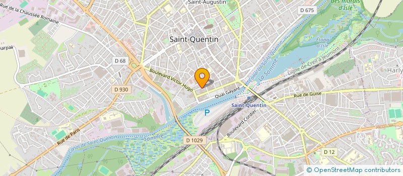 localisation de l'entreprise ENTREPRISE GENERALE CHAUNOISE à SAINT-QUENTIN