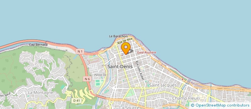 localisation de l'entreprise ENTREPRISE GENERALE CONSTRUCTION à SAINT-DENIS
