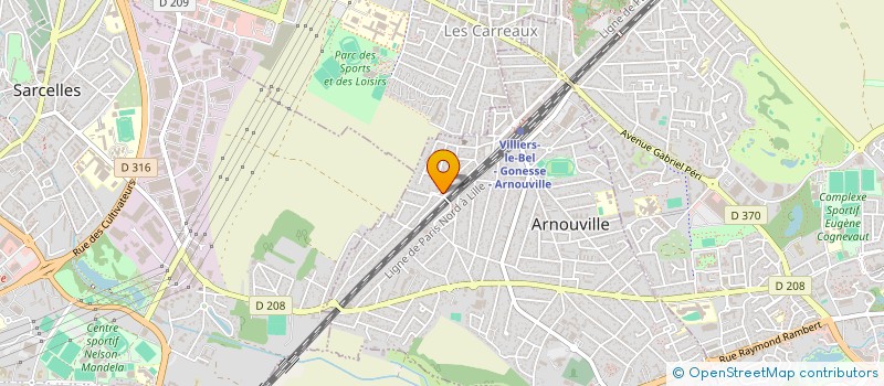 localisation de l'entreprise ENTREPRISE GENERALE CONSTRUCTION à ARNOUVILLE