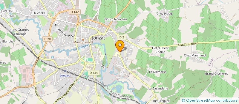 localisation de l'entreprise ENTREPRISE GENERALE CONSTRUCTION BATIMEN à JONZAC