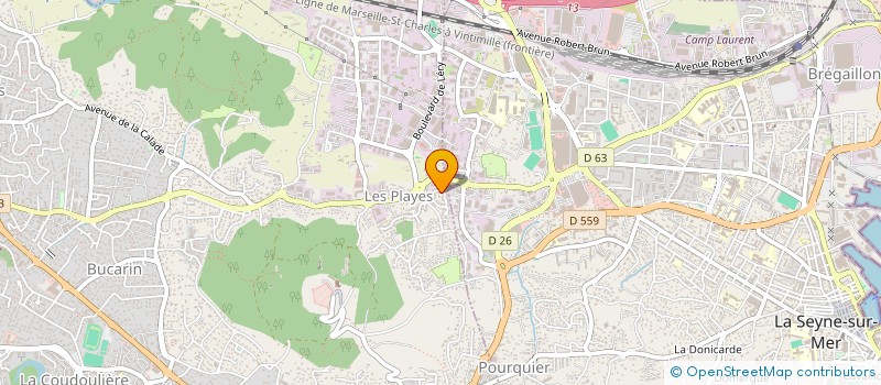 localisation de l'entreprise ENTREPRISE GENERALE CONSTRUCTION EUROPE à SIX-FOURS-LES-PLAGES