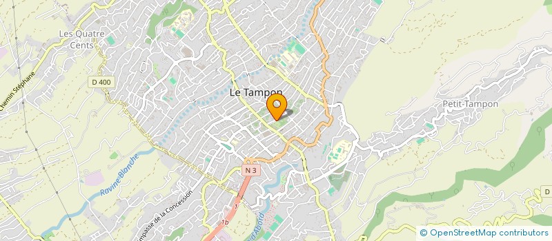 localisation de l'entreprise ENTREPRISE GENERALE CONSTRUCTION SUD  LE TAMPON
