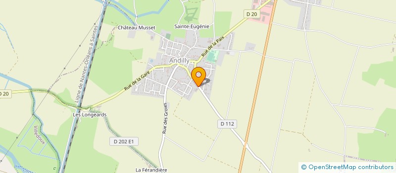 localisation de l'entreprise ENTREPRISE GENERALE D ELECTRICITE PLAIRE-ROBICHON à ANDILLY