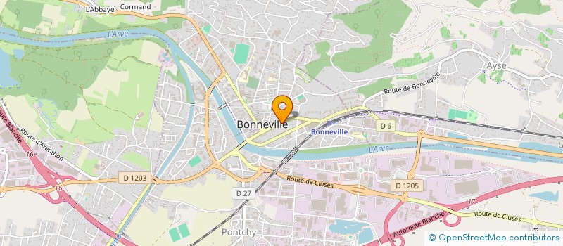 localisation de l'entreprise ENTREPRISE GENERALE D'EQUIPEMENTS  BONNEVILLE