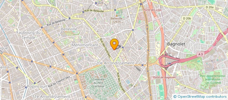 localisation de l'entreprise ENTREPRISE GENERALE D'ISOLATION à PARIS