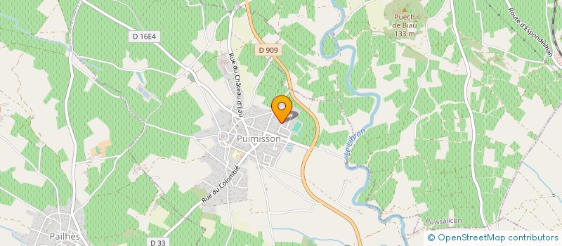 localisation de l'entreprise ENTREPRISE GENERALE D'OCCITANIE  PUIMISSON