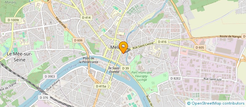 localisation de l'entreprise ENTREPRISE GENERALE DE BATIMENT à MELUN
