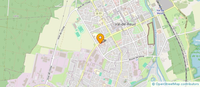 localisation de l'entreprise ENTREPRISE GENERALE DE BATIMENT à VAL-DE-REUIL