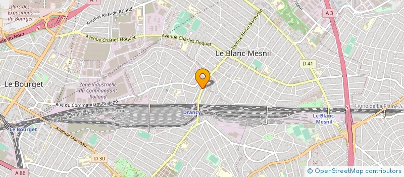 localisation de l'entreprise ENTREPRISE GENERALE DE BATIMENT ALAGOZ à DRANCY