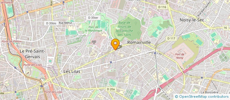localisation de l'entreprise ENTREPRISE GENERALE DE BATIMENT BZ à ROMAINVILLE