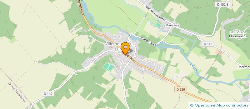 localisation de l'entreprise ENTREPRISE GENERALE DE BATIMENT CAMILOTTO à VILLEMEUX-SUR-EURE