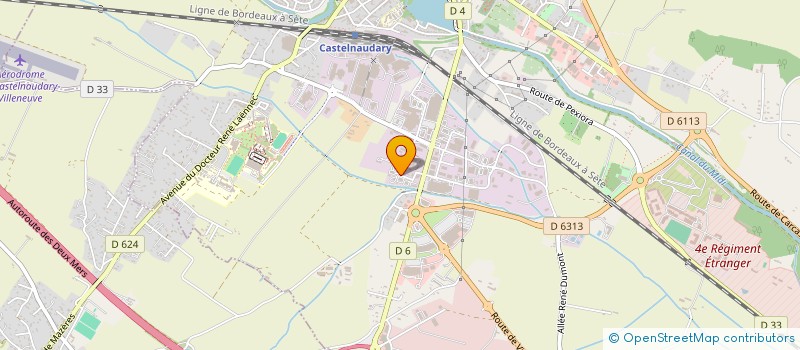 localisation de l'entreprise ENTREPRISE GENERALE DE BATIMENT GUILHOT ET FILS à CASTELNAUDARY