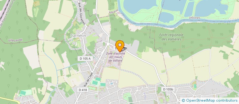 localisation de l'entreprise ENTREPRISE GENERALE DE BATIMENT LAPORTE à THORIGNY-SUR-MARNE