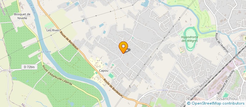 localisation de l'entreprise ENTREPRISE GENERALE DE BATIMENT MAGALHAES  MONTAUBAN