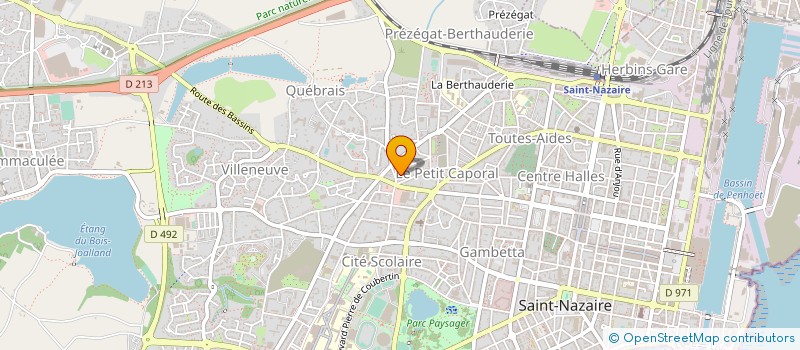 localisation de l'entreprise ENTREPRISE GENERALE DE BATIMENT NAZAIRI à SAINT-NAZAIRE