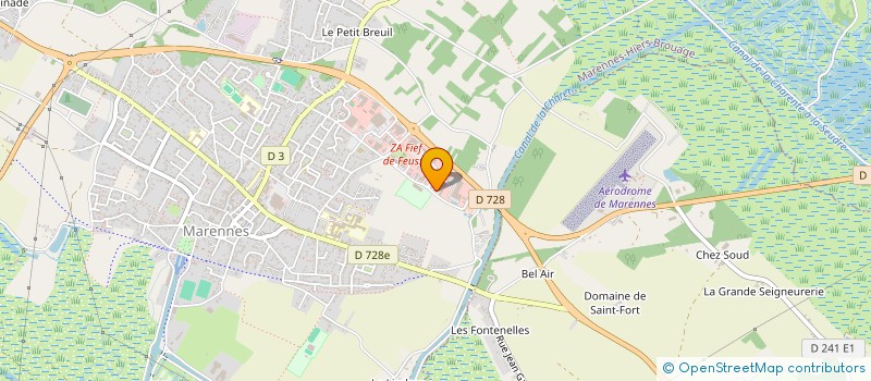 localisation de l'entreprise ENTREPRISE GENERALE DE BATIMENT ROGER à MARENNES-HIERS-BROUAGE