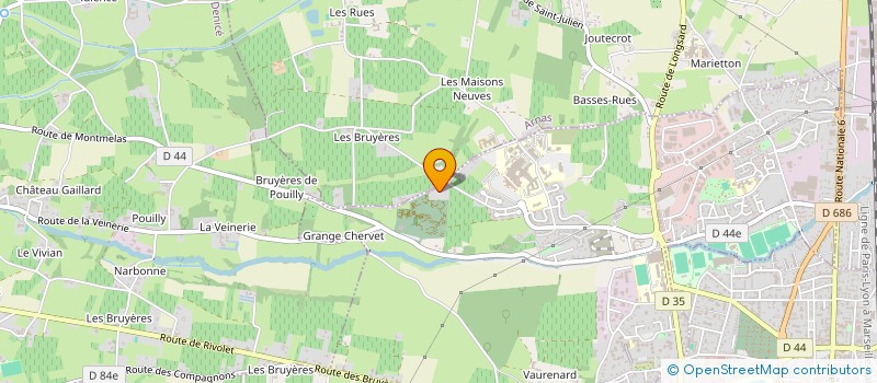 localisation de l'entreprise ENTREPRISE GENERALE DE BATIMENTS GELIN  GLEIZE
