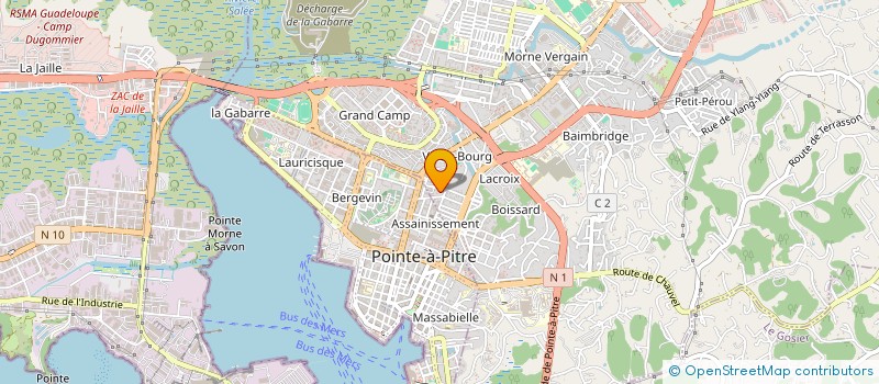 localisation de l'entreprise ENTREPRISE GENERALE DE CONSTRUCTION BTP à LES ABYMES