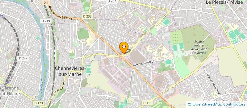 localisation de l'entreprise ENTREPRISE GENERALE DE CONSTRUCTION ET RENOVATION à CHENNEVIERES-SUR-MARNE