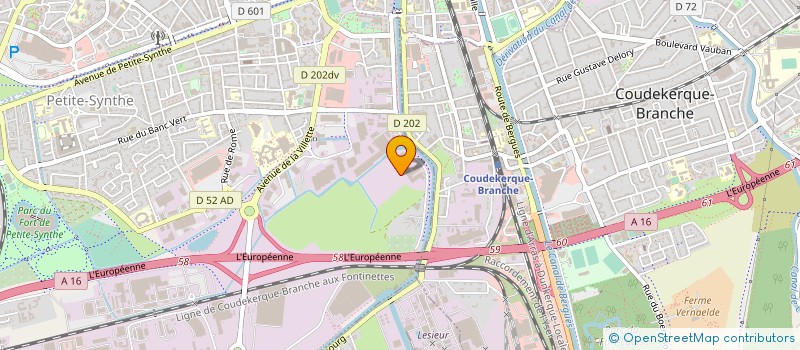 localisation de l'entreprise ENTREPRISE GENERALE DE DEMOLITION à DUNKERQUE