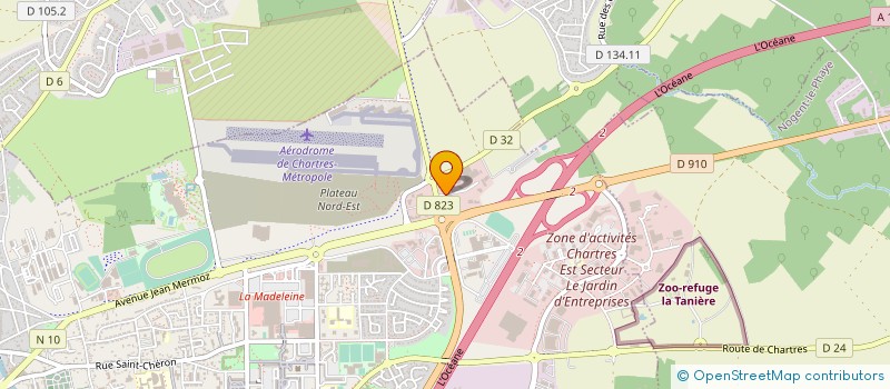 localisation de l'entreprise ENTREPRISE GENERALE DE L OUEST à CHARTRES