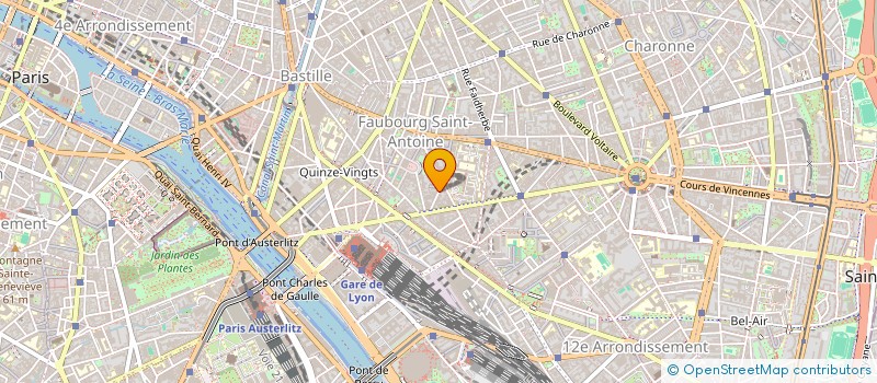 localisation de l'entreprise ENTREPRISE GENERALE DE MACONNERIE  PARIS