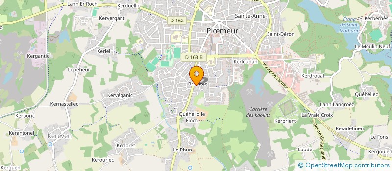 localisation de l'entreprise ENTREPRISE GENERALE DE MACONNERIE à PLOEMEUR