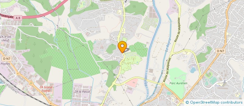 localisation de l'entreprise ENTREPRISE GENERALE DE MACONNERIE VAROISE EGMV à FREJUS