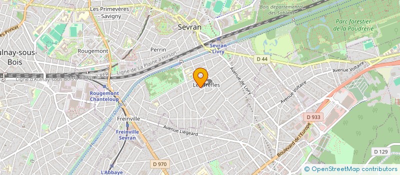 localisation de l'entreprise ENTREPRISE GENERALE DE PEINTURE BEDUER à SEVRAN