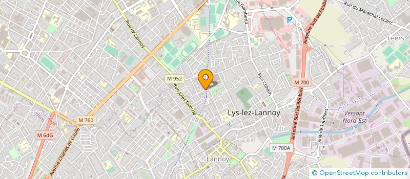localisation de l'entreprise ENTREPRISE GENERALE DE PROPRETE DU NORD à LYS-LEZ-LANNOY