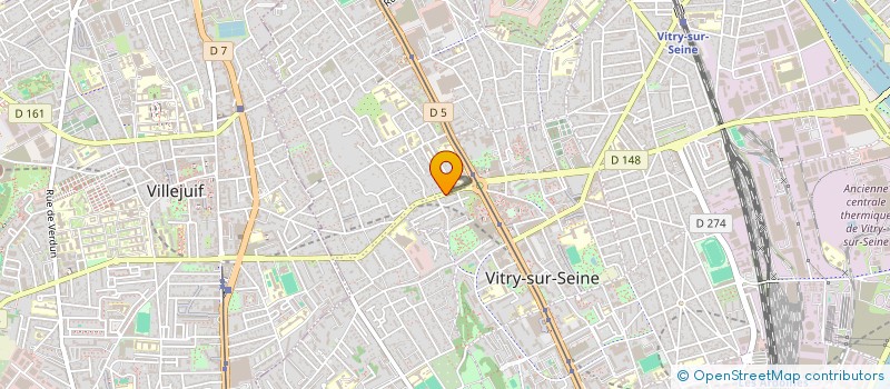 localisation de l'entreprise ENTREPRISE GENERALE DE RENOVATION à VITRY-SUR-SEINE