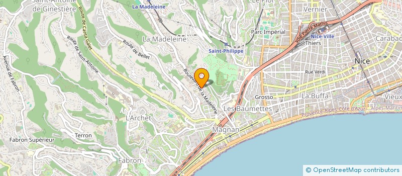 localisation de l'entreprise ENTREPRISE GENERALE DE RENOVATION  NICE
