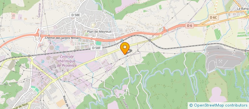 localisation de l'entreprise ENTREPRISE GENERALE DE SECURITE  MEYREUIL