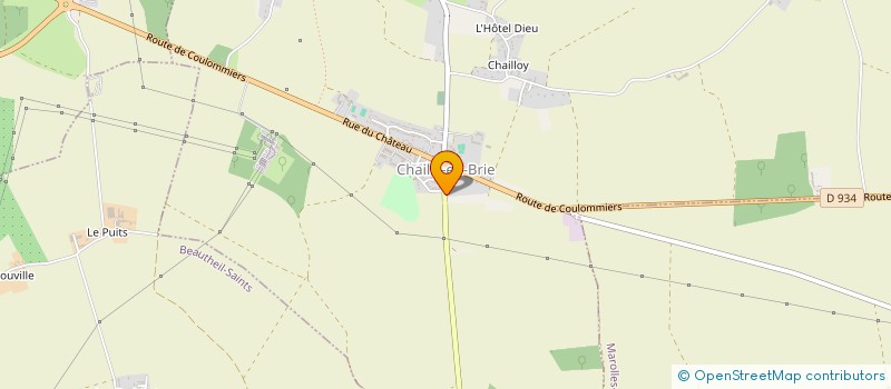 localisation de l'entreprise ENTREPRISE GENERALE DE TRAVAUX DE RENOVATION  CHAILLY-EN-BRIE