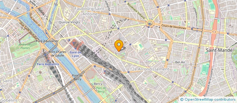 localisation de l'entreprise ENTREPRISE GENERALE DERVIN  PARIS