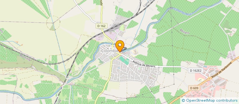 localisation de l'entreprise ENTREPRISE GENERALE DU BATIMENT à COLOMBIERS