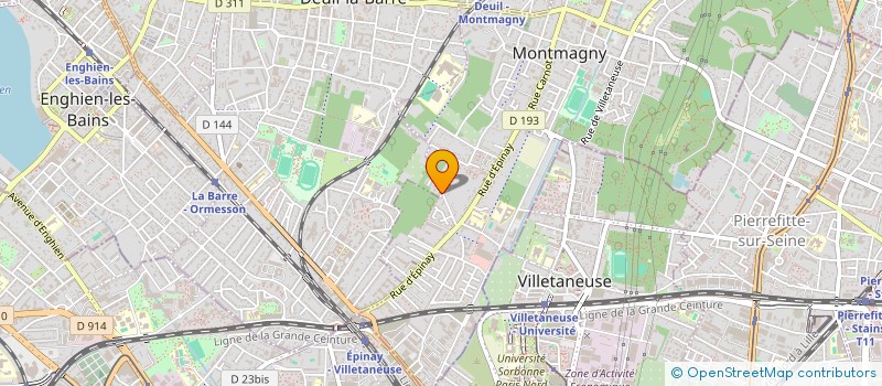 localisation de l'entreprise ENTREPRISE GENERALE DU BATIMENT NIKOPROBAT  DEUIL-LA-BARRE